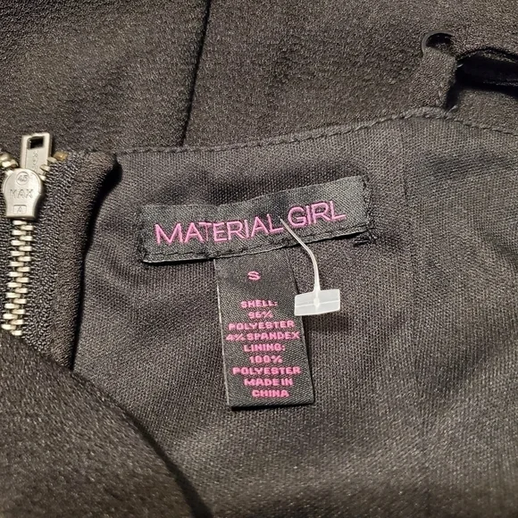 NWOT Material Girl Black Cut Out Jumpsuit - Picture 3 of 3
